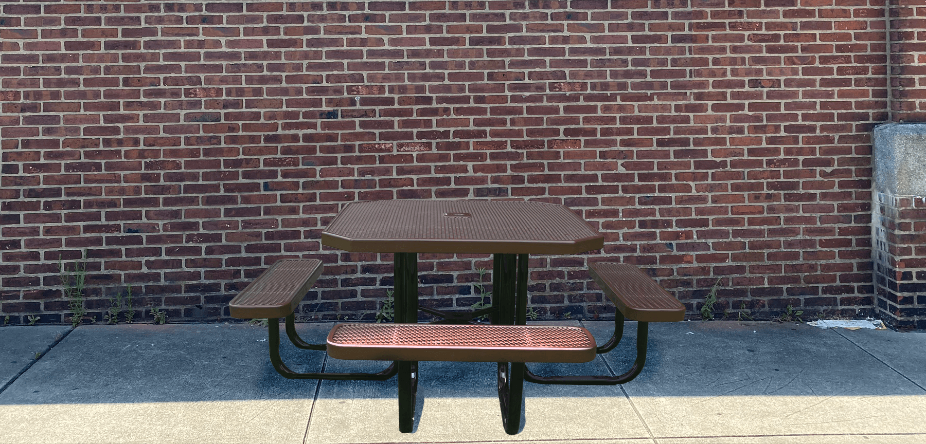 Space Saving Commercial Picnic Table